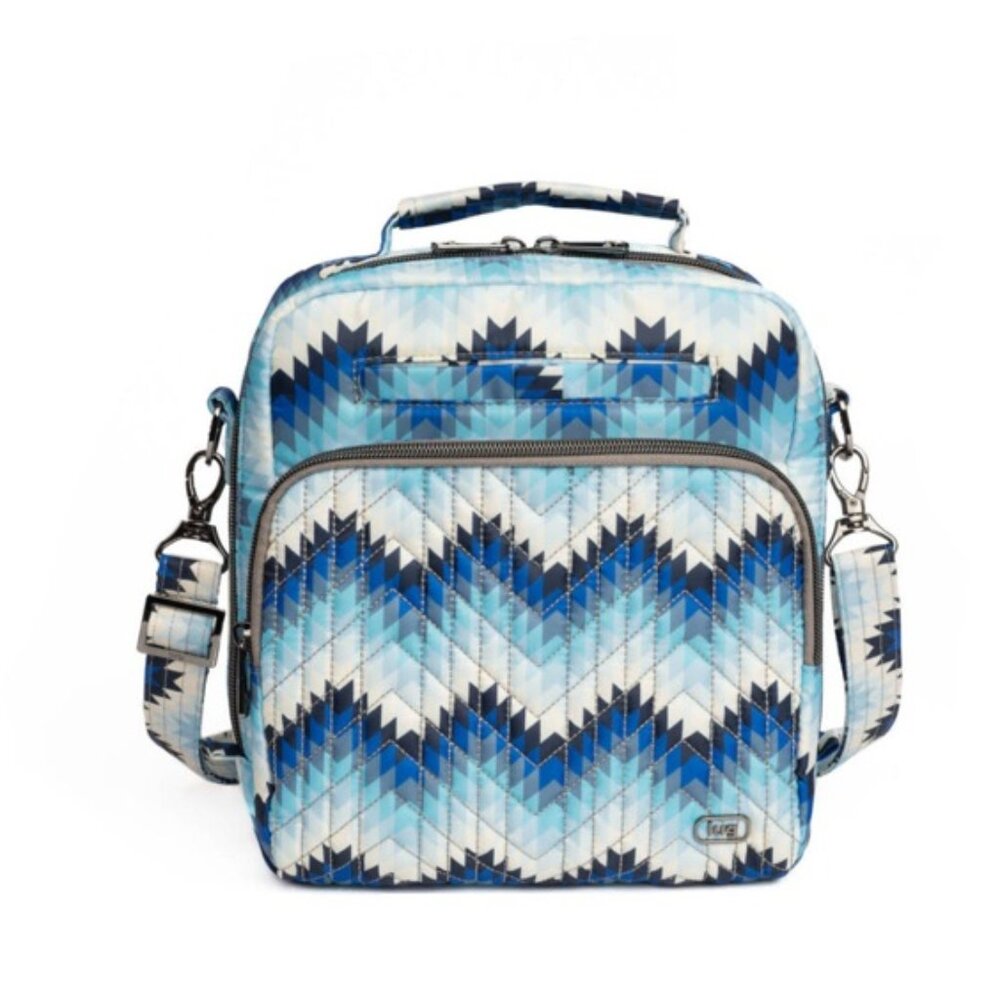 Lug Guild Collection Classic Ranger 2 Crossbody Bag Bargello Mountains Blue - Picture 2 of 14
